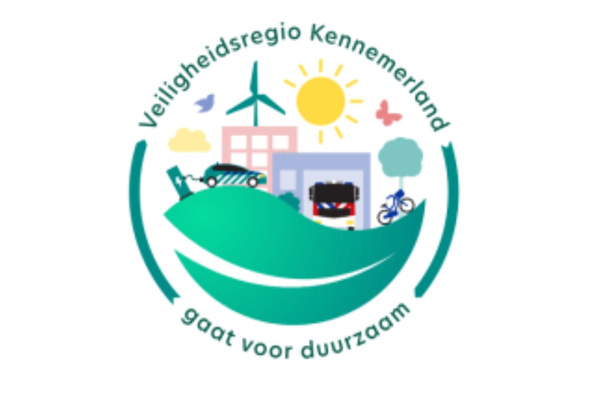 Logo Veiligheidsregio Kennemerland gaat voor duurzaam