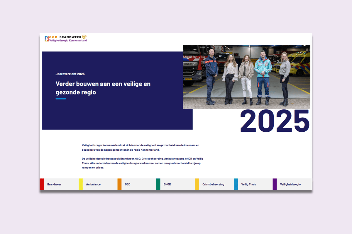 Afbeelding van het publieksjaarverslag 2025 van de VRK
