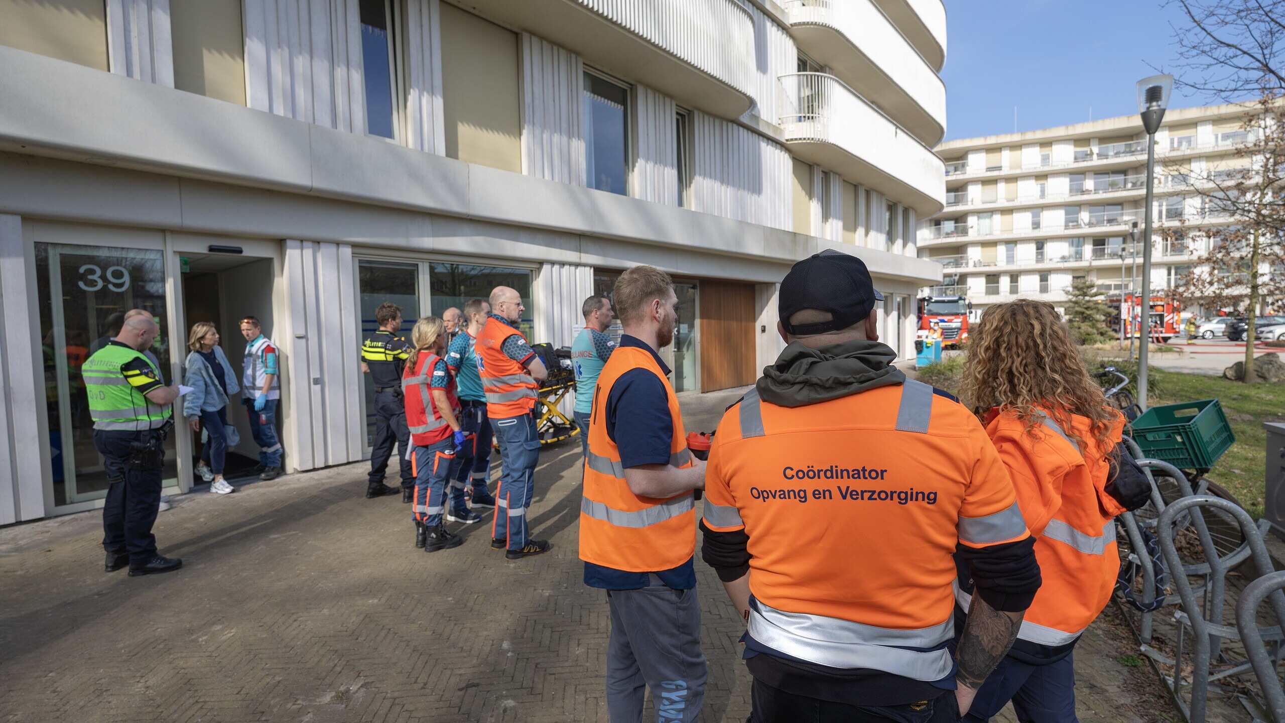 Opvang en Verzorging bij brand serviceflat in Heemstede